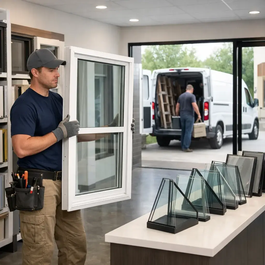 Clover Hill — window installation